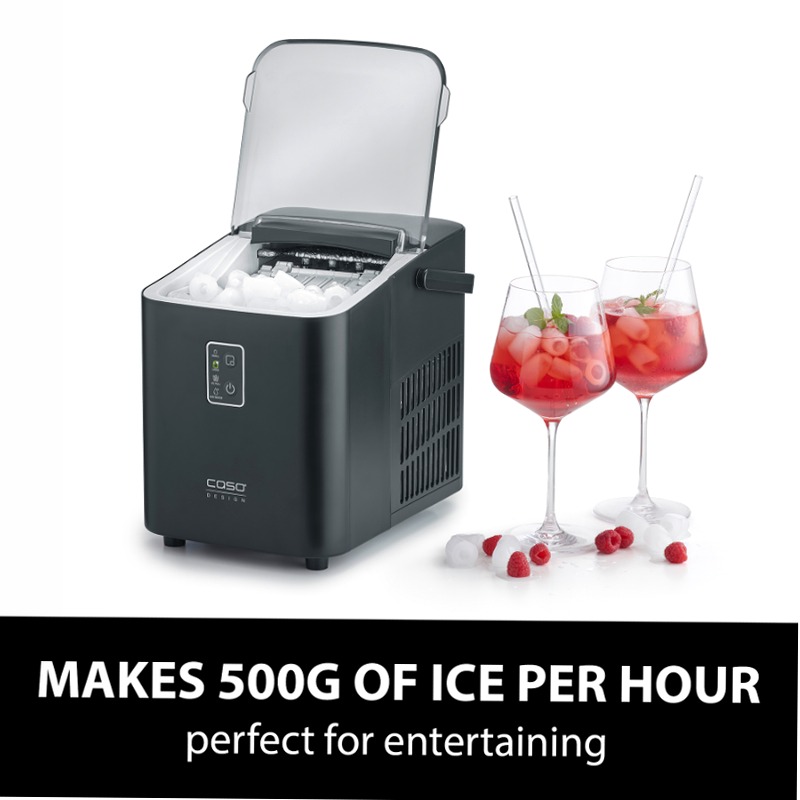 CASO IceChef Compact - Creatore di Ghiaccio Elegante e Efficiente
