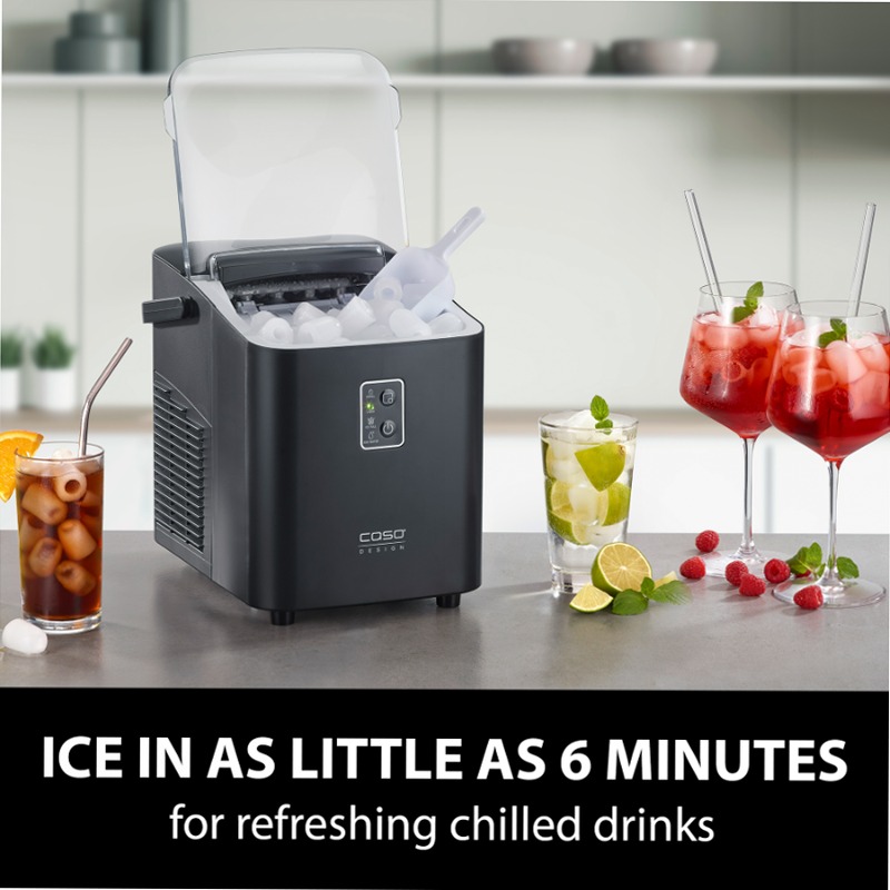 CASO IceChef Compact - Creatore di Ghiaccio Elegante e Efficiente