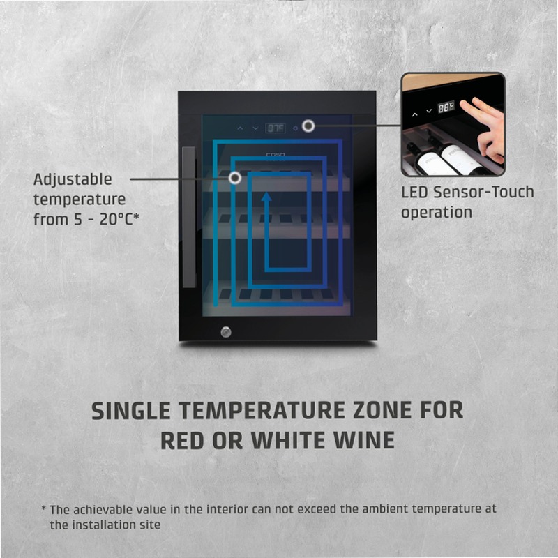 CASO Design VinoExclusive 12 Nero