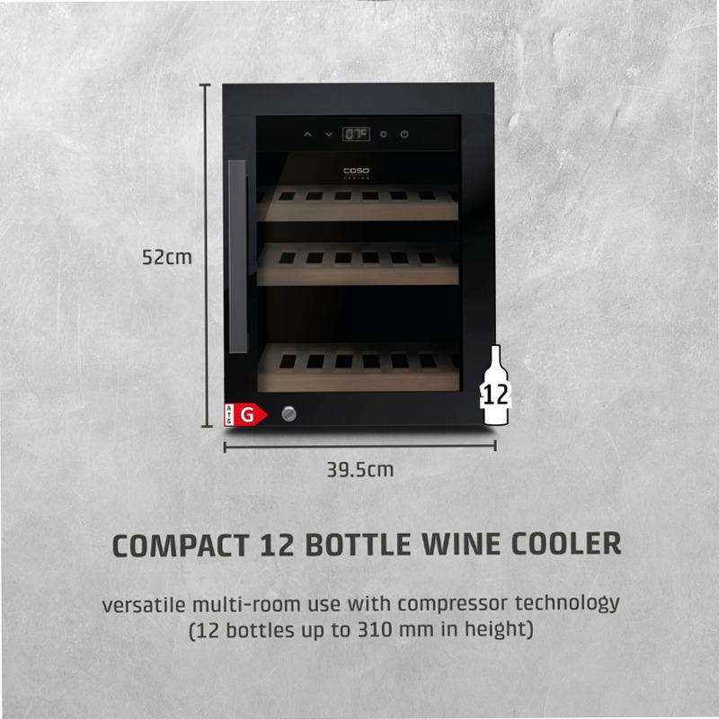 CASO Design VinoExclusive 12 Nero