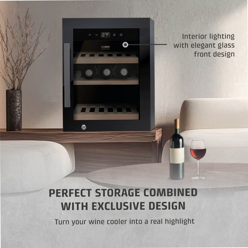 CASO Design VinoExclusive 12 Nero