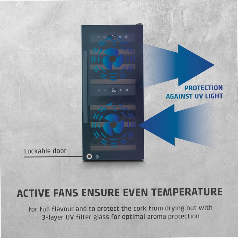 CASO Design WineExclusive 24 Smart Black