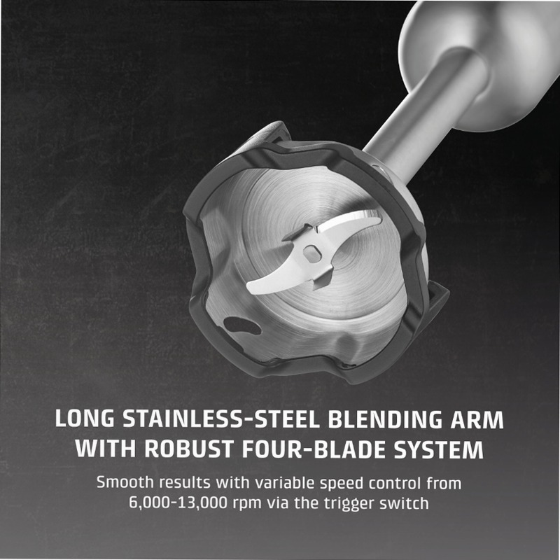 CASO Design Click &amp; Mash Blender a mano senza cordone