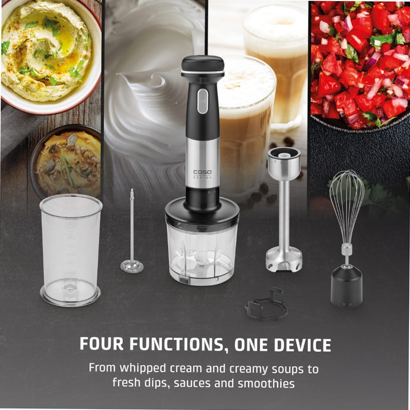 CASO Design Click &amp; Mash Blender a mano senza cordone