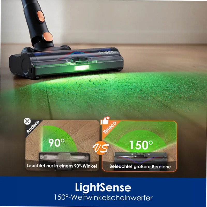 Tineco Pure One S70 Aspirapolvere Intelligente Senza Fili 0.6lt A Arancione 200w