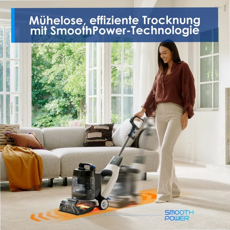 Tineco Carpet One Cruiser Pulitore per Tappeti Beige