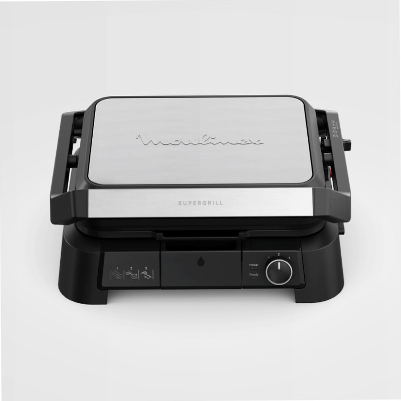 SuperGrill 3-in-1: Griglia a Contatto, Barbecue e Forno