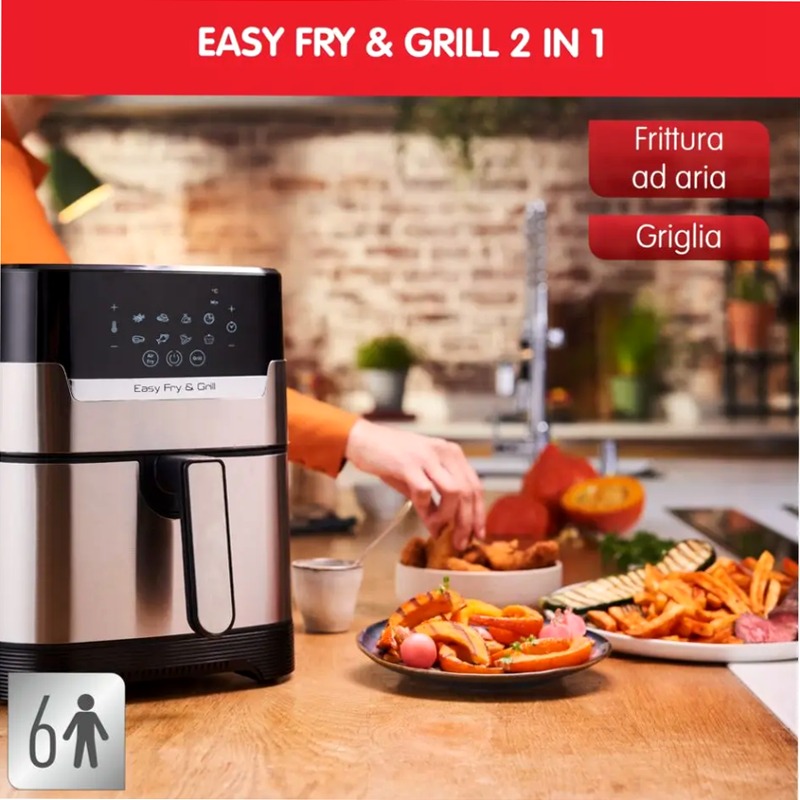 Easy Fry & Grill - Friggitrice ad Aria 4.2L