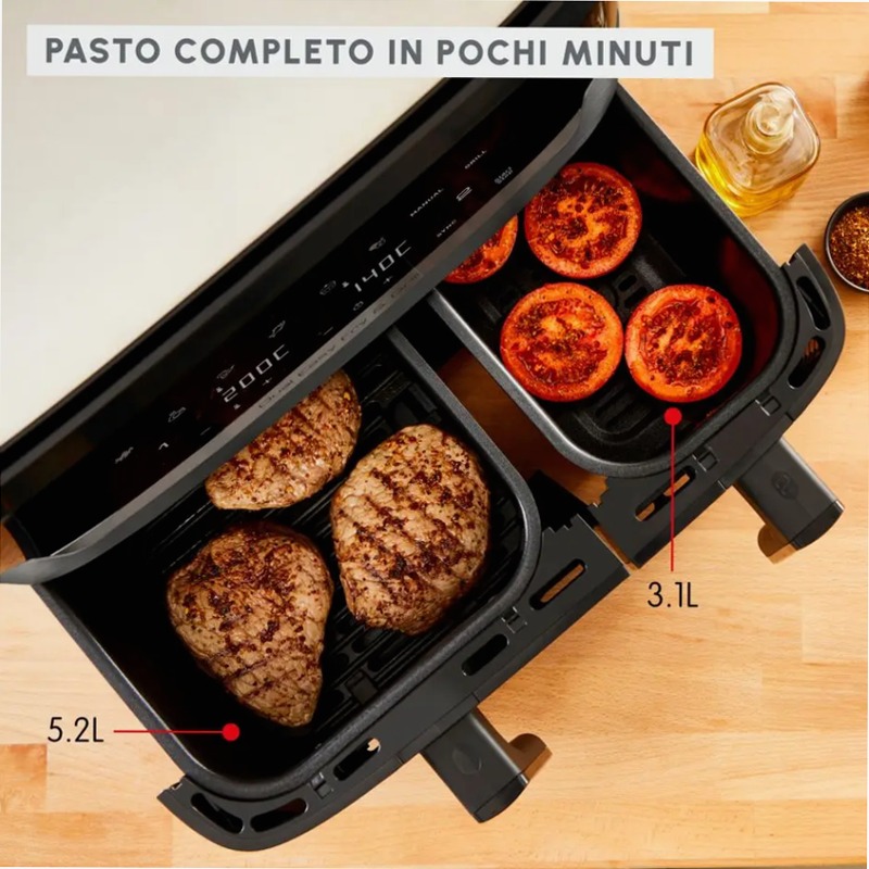 Dual Easy Fry & Grill - Friggitrice ad Aria XXL Beige