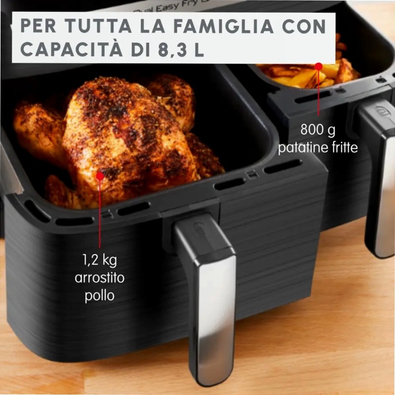 Dual Easy Fry & Grill - Friggitrice ad Aria XXL Beige