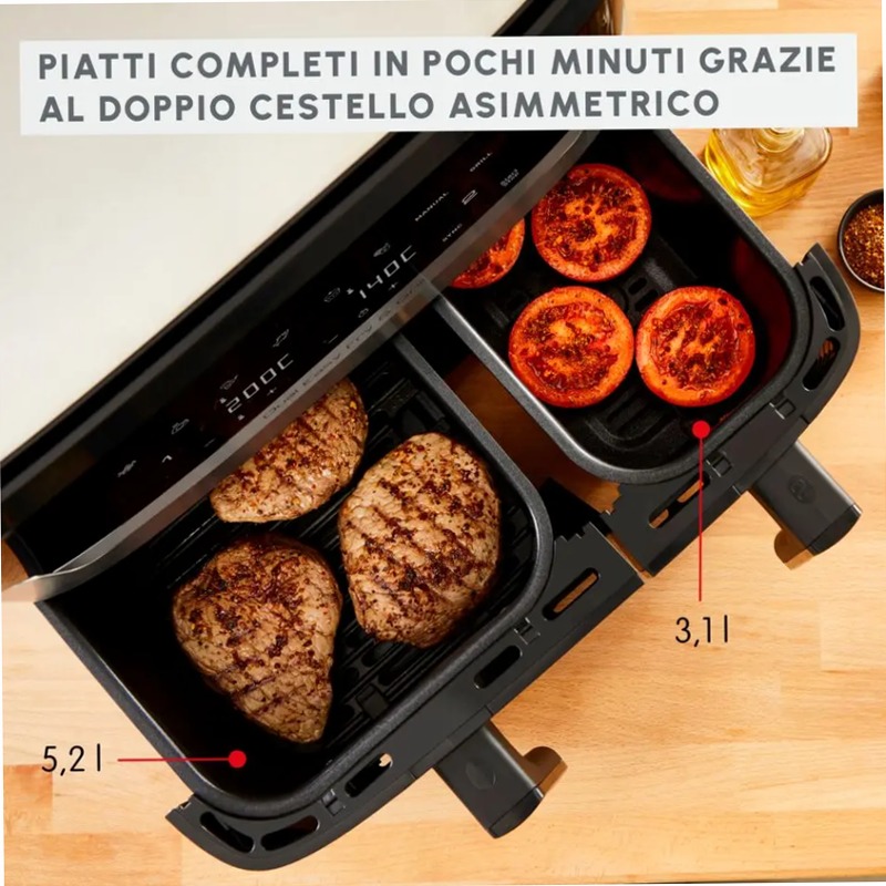 Dual Easy Fry & Grill - Friggitrice ad Aria 8.3L