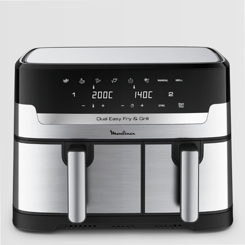 Dual Easy Fry & Grill - Friggitrice ad Aria XXL 8lt