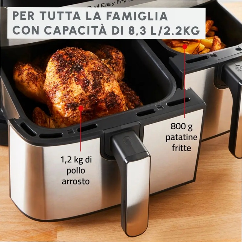 Dual Easy Fry & Grill - Friggitrice ad Aria 8.3L