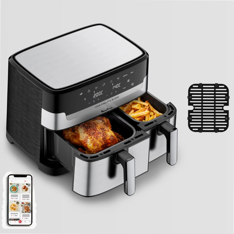 Dual Easy Fry & Grill - Friggitrice ad Aria XXL 8lt