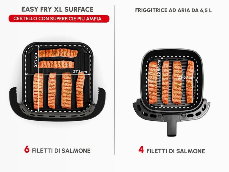 Friggitrice ad Aria Easy Fry XL Surface