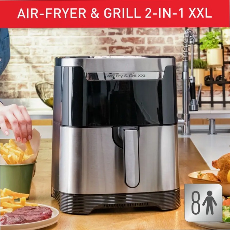 Easy Fry & Grill XXL - Friggitrice ad Aria 6.5L/2kg 8lt