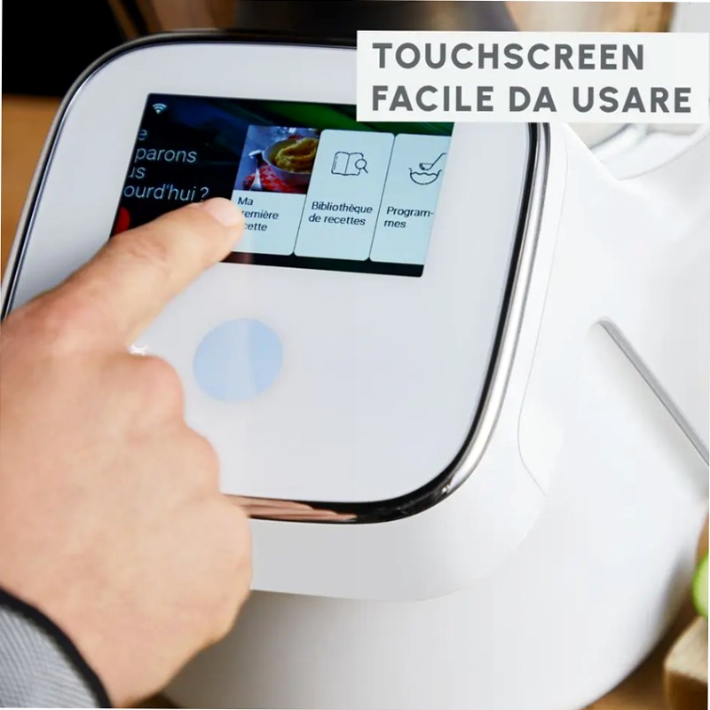 Robot da cucina multifunzione i-Companion Touch, Funzione Cottura, Capacità 3L, Schermo Touch