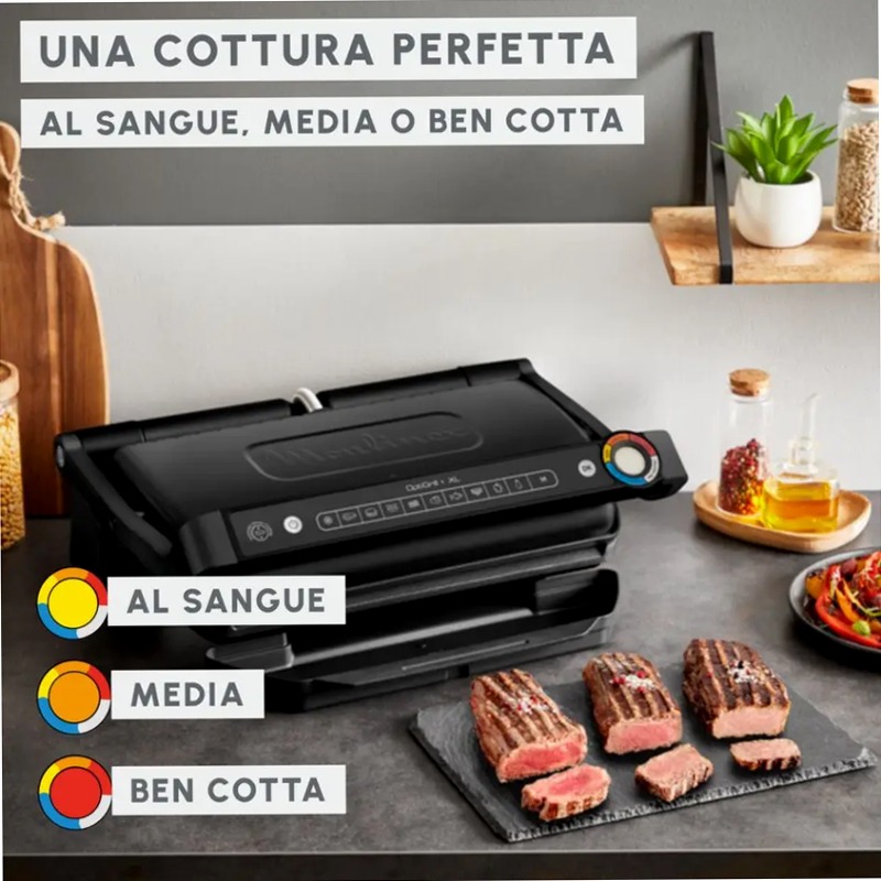 OptiGrill+ XL - Griglia a Contatto Intelligente