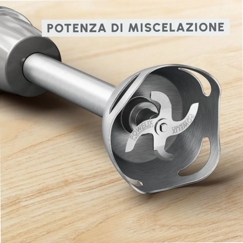 Mixer ad immersione Quickchef+ 2 in 1 Nero