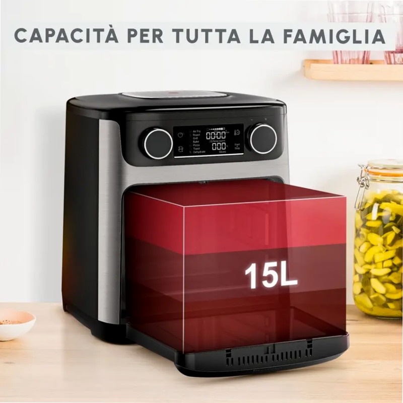 Easy Fry Multifunction - Forno Friggitrice ad Aria 15lt Beige
