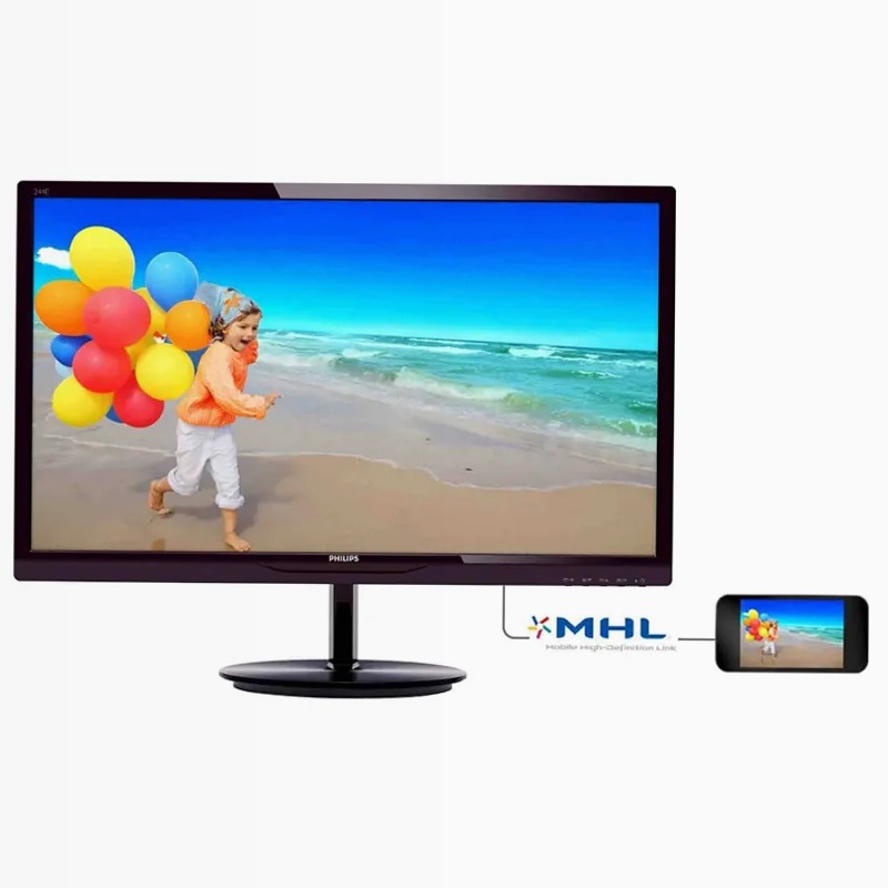 Monitor Philips SmartImage Lite 244E5QHSD/00 24" Nero IPS