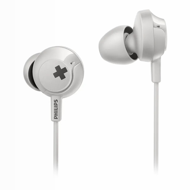 Cuffie Philips SHE4305WT/00 - Suono Potente & Design Compatt Bianco