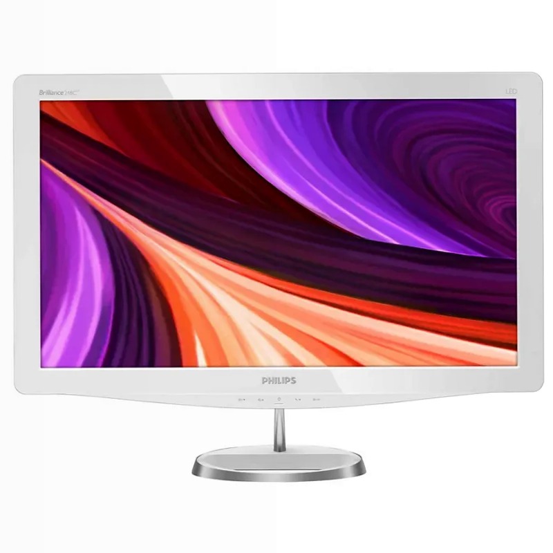 Brilliance Monitor LCD LED 248C3LHSW/00 | Philips 24" Bianco