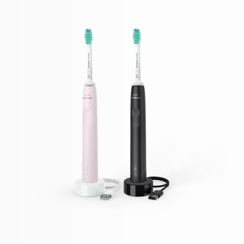 Spazzolini Sonicare HX3675/15 - Nero/Rosa