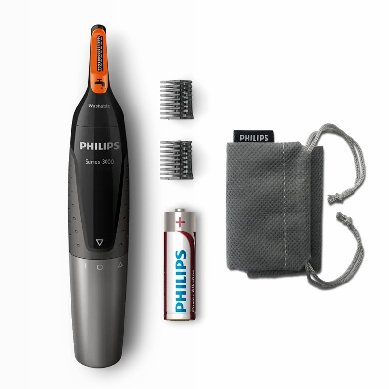 Rifinitore Philips Series 3000 per naso, orecchie e sopracciglia