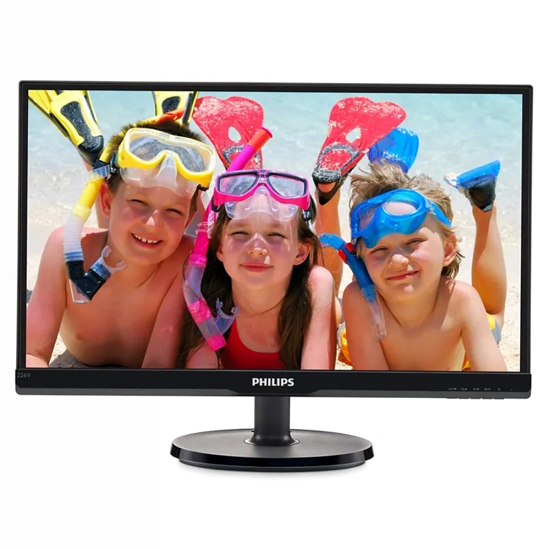 Monitor LCD Philips 226V6QSB6/00 22" Nero IPS
