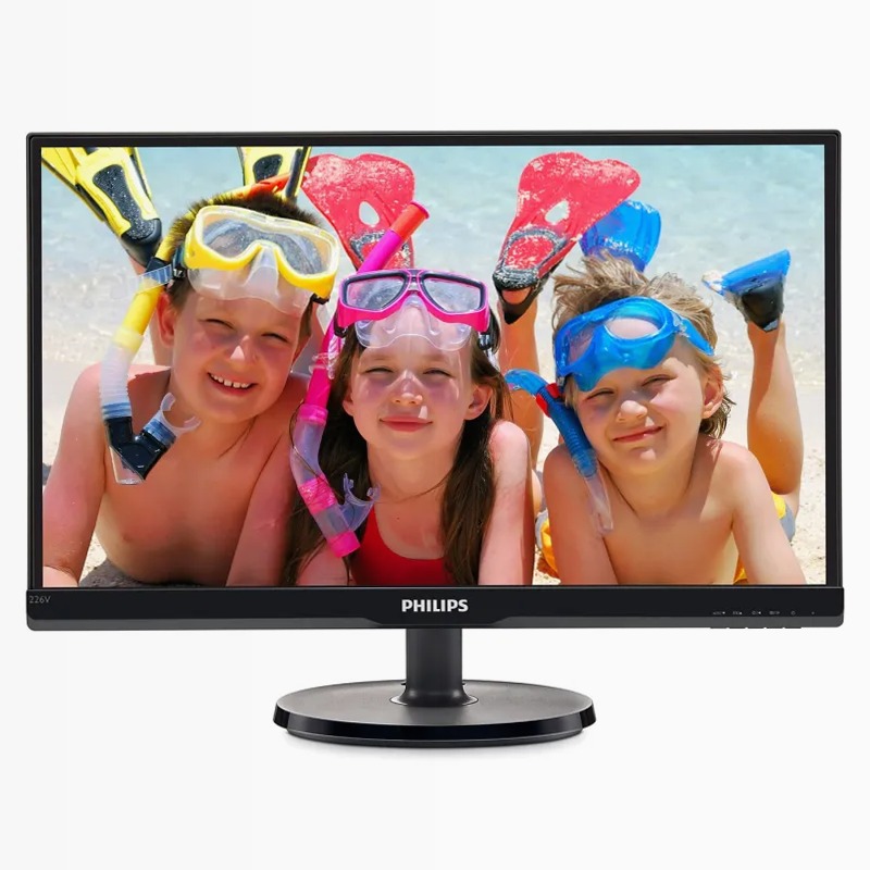 Monitor LCD Philips 226V6QSB6/00 22" Nero IPS