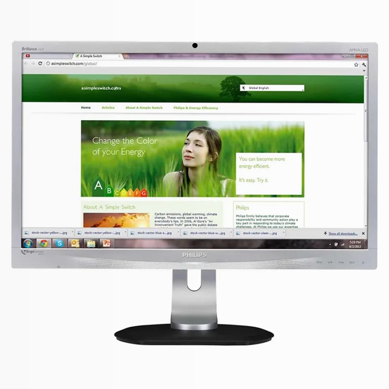 Monitor LCD Philips 241P4QRYES/00 24" VA