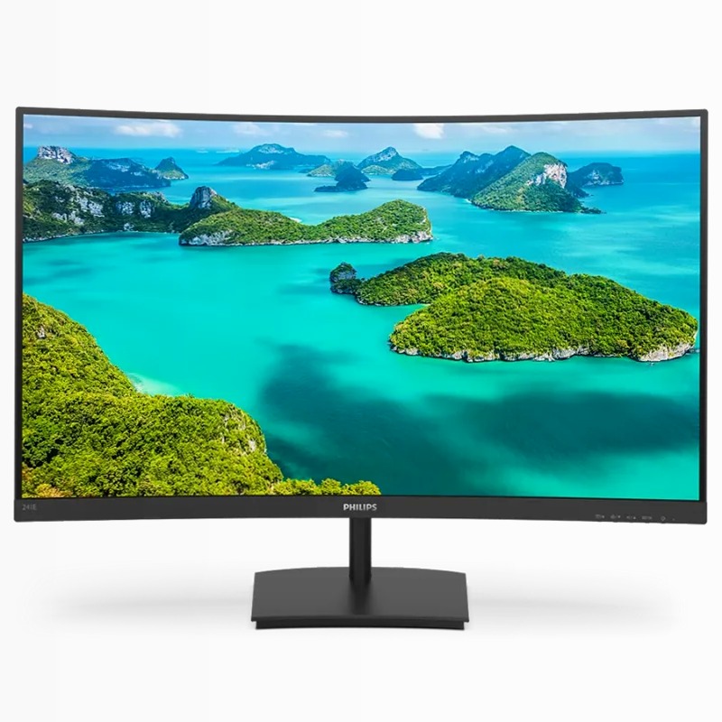 Monitor Philips 241E1SCA/01 - Curvo Full HD 24" Nero VA