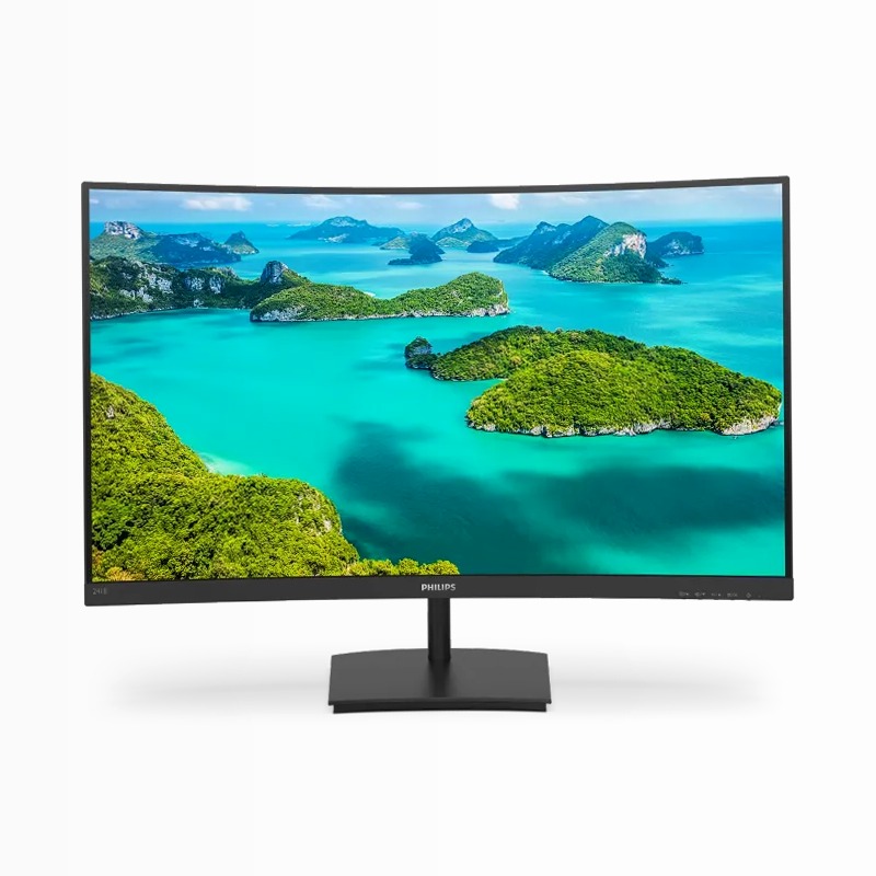 Monitor Philips 241E1SCA/01 - Curvo Full HD 24" Nero VA