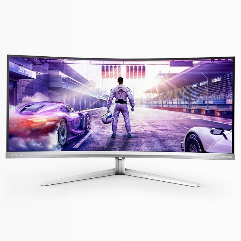 Curved Gaming Monitor Evnia QD OLED 34M2C8600/01 Bianco