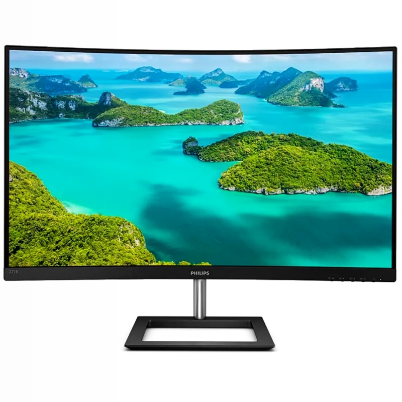 Monitor LCD curvo Full HD 271E1CA/00 | Philips 27" Nero VA