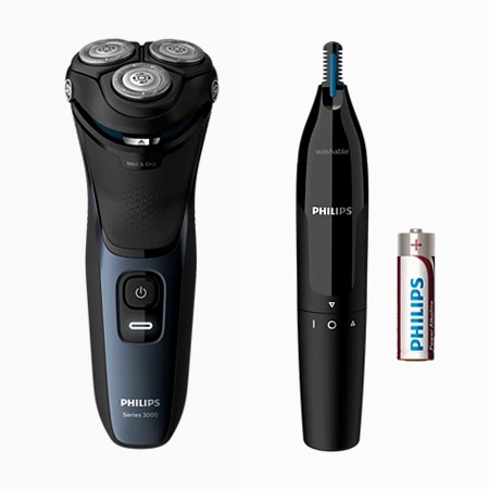 Shaver Series 3000 Philips Rasoio elettrico Wet & Dry