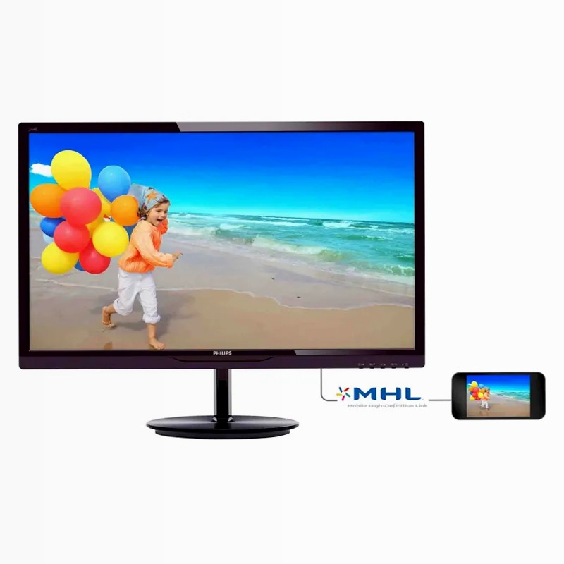 Monitor LCD Philips SmartImage Lite 244E5QHAD/01 Nero IPS