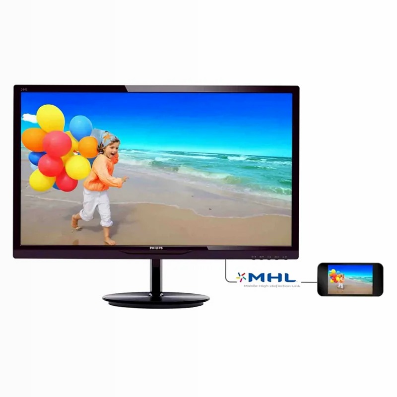 Monitor LCD Philips SmartImage Lite 244E5QHAD/01 Nero IPS