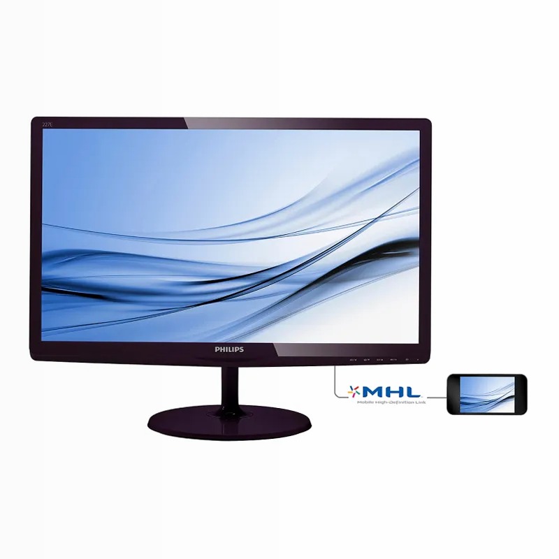 Monitor LCD Philips 227E6EDSD/01 - Tecnologia SoftBlue 22" IPS