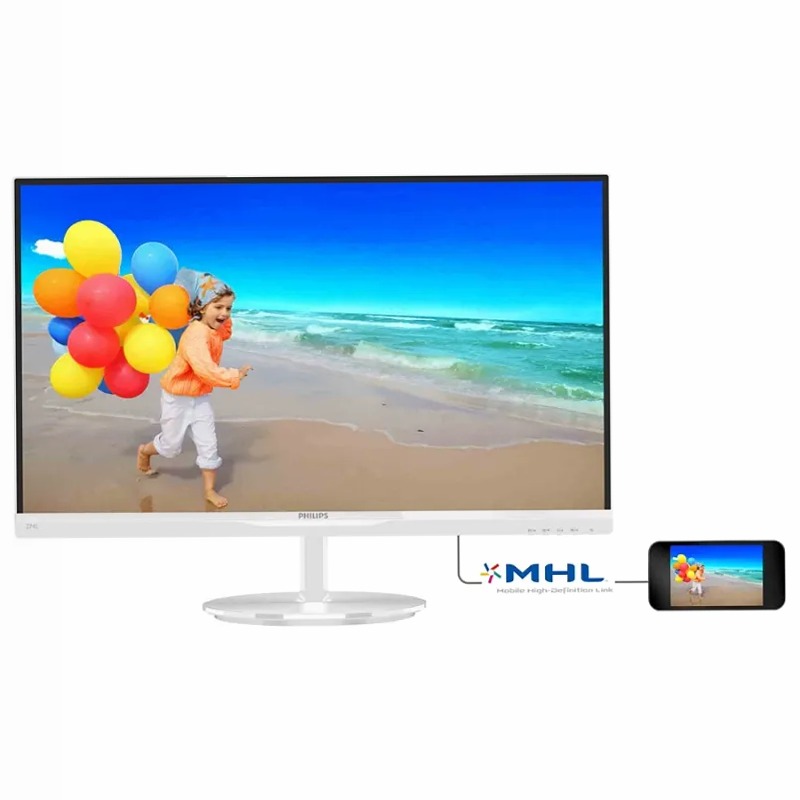 Monitor Philips SmartImage Lite 274E5QHAW/01 27" Bianco IPS
