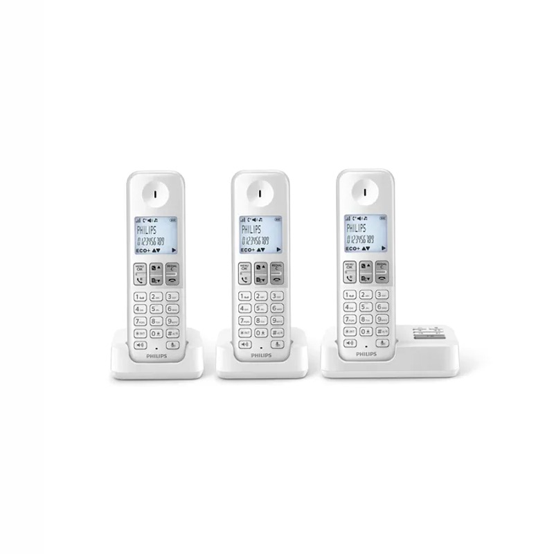 Philips D2553W/01 - Telefono Cordless con Segreteria