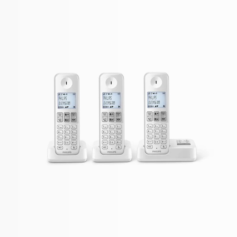 Philips D2553W/01 - Telefono Cordless con Segreteria