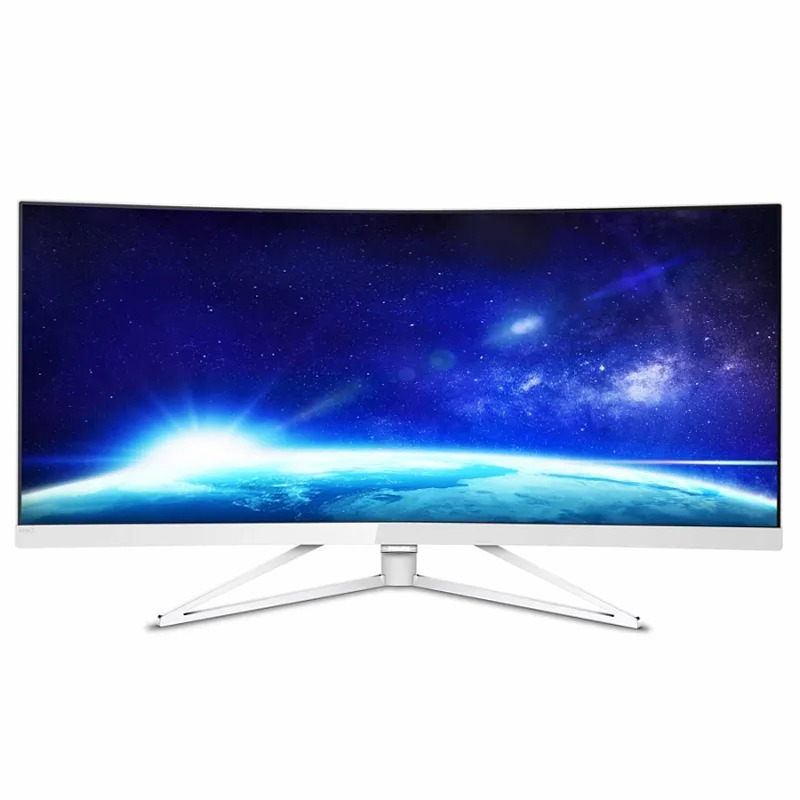 Brilliance Display LCD UltraWide curvo 349X7FJEW/00 | Philips 34" Bianco VA 3440 x 1440