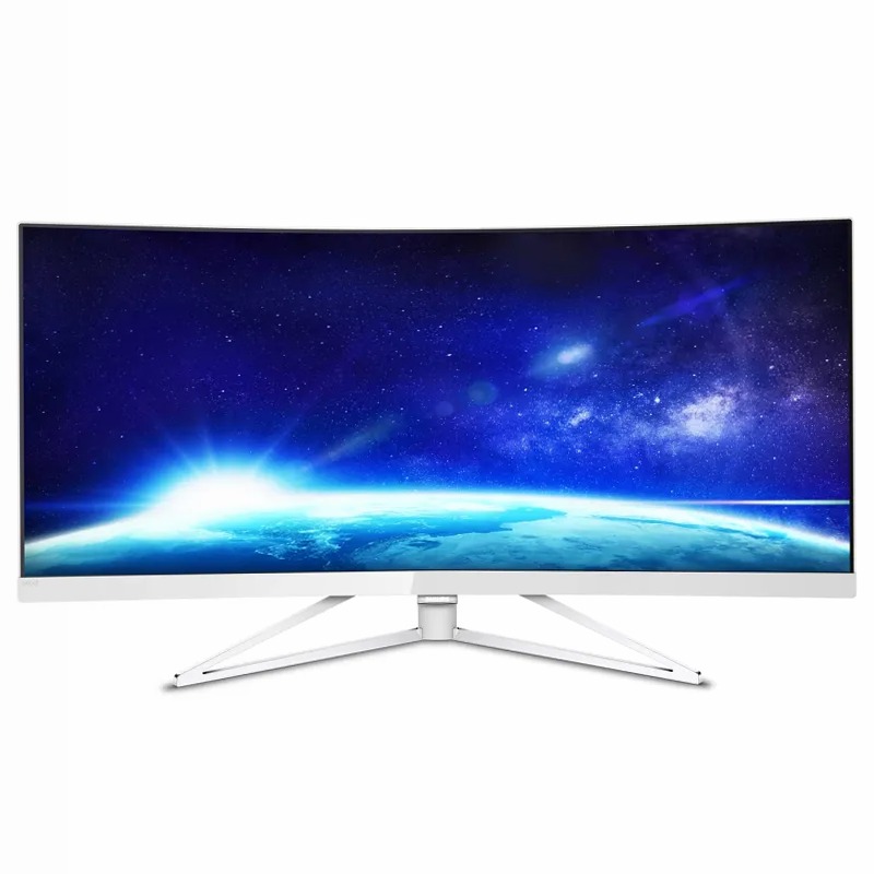 Brilliance Display LCD UltraWide curvo 349X7FJEW/00 | Philips 34" Bianco VA 3440 x 1440