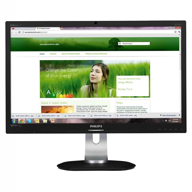 Brilliance Monitor LCD IPS, retroilluminazione LED 231P4QRYEB/00 | Philips