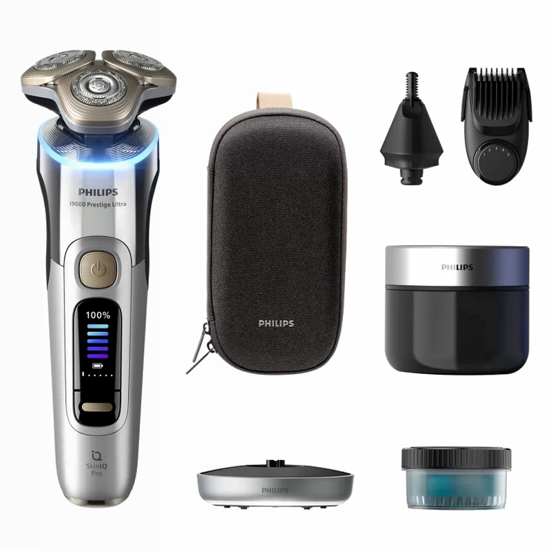 Philips i9000 Prestige Ultra Rasoio elettrico Wet & Dry