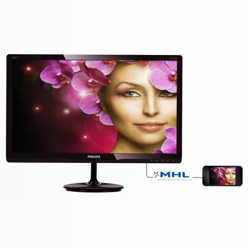 Monitor LCD Philips SmartImage Lite 247E4QHAD/00 24" Nero IPS