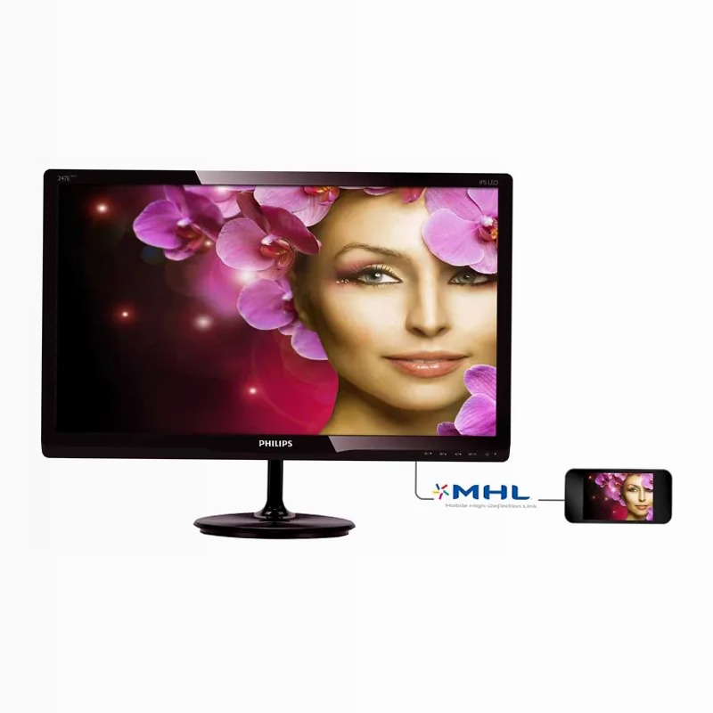 Monitor LCD Philips SmartImage Lite 247E4QHAD/00 24" Nero IPS