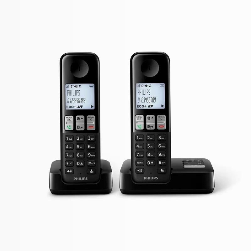 Philips D2552B/01 - Telefono Cordless con Segreteria